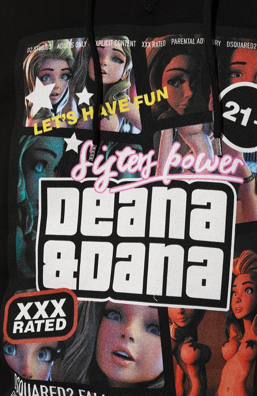 фото Хлопковое худи dsquared2