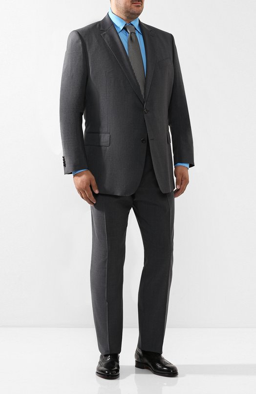 фото Хлопковая рубашка с воротником кент zilli