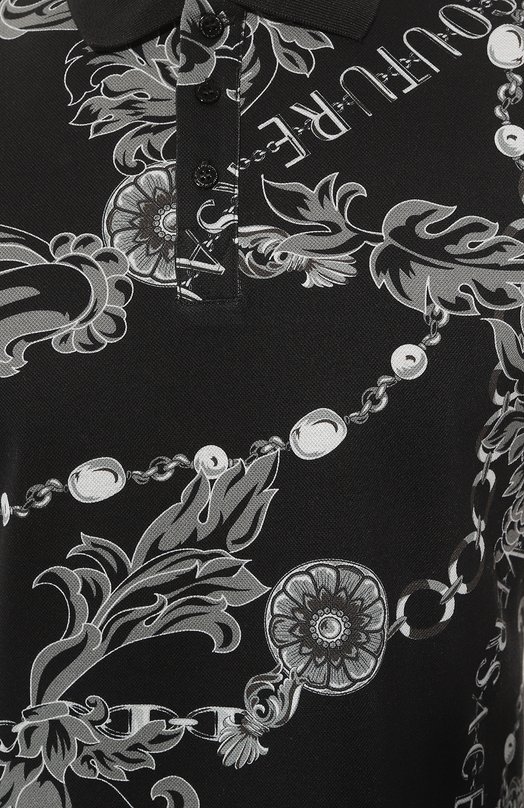 фото Хлопковое поло versace jeans couture