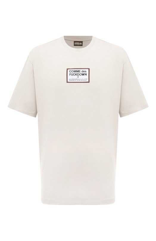 фото Хлопковая футболка comme des fuckdown