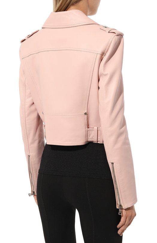 фото Кожаная куртка balmain