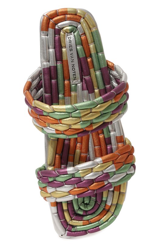 фото Кожаные шлепанцы dries van noten