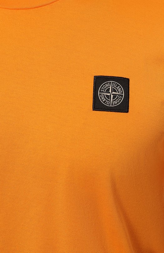 фото Хлопковая футболка stone island