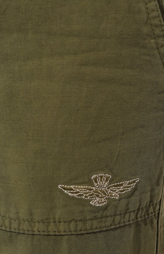 фото Брюки из хлопка и льна aeronautica militare