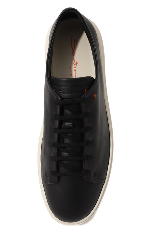 фото Кожаные кеды santoni