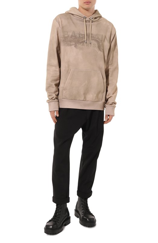 фото Хлопковое худи balmain