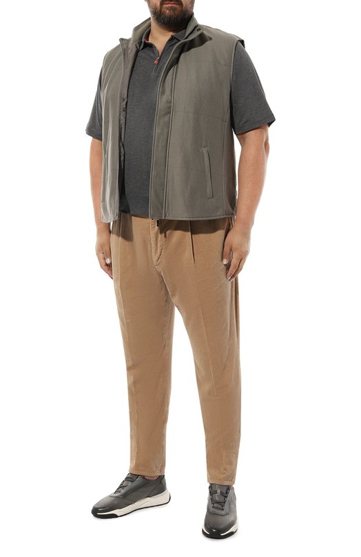 фото Хлопковые брюки brunello cucinelli