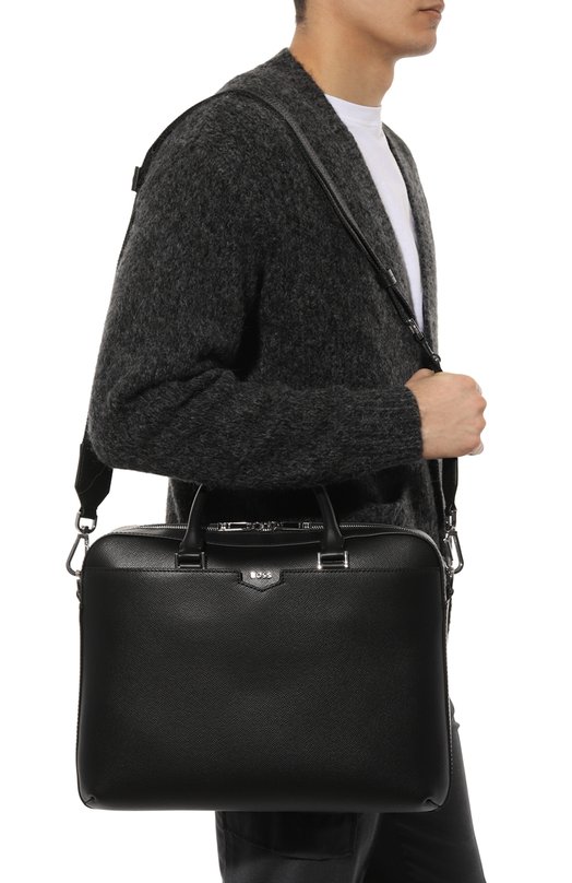 фото Кожаная сумка для ноутбука boss