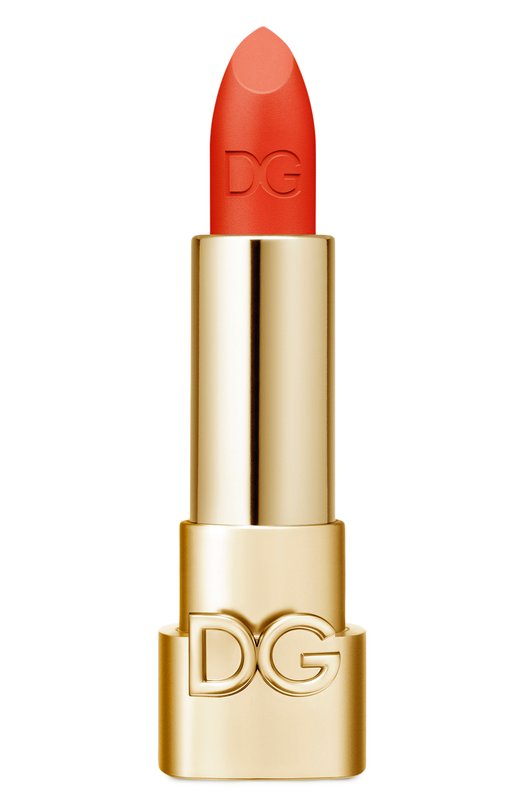 фото Стойкая матовая помада для губ the only one matte, оттенок coral sunrise 520 (3.5g) dolce & gabbana