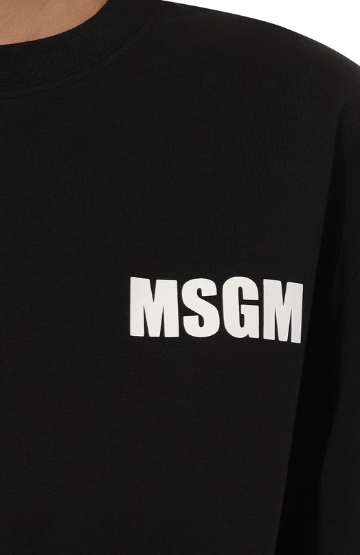 фото Хлопковая футболка msgm