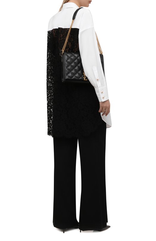 фото Рубашка из хлопка и вискозы dolce & gabbana