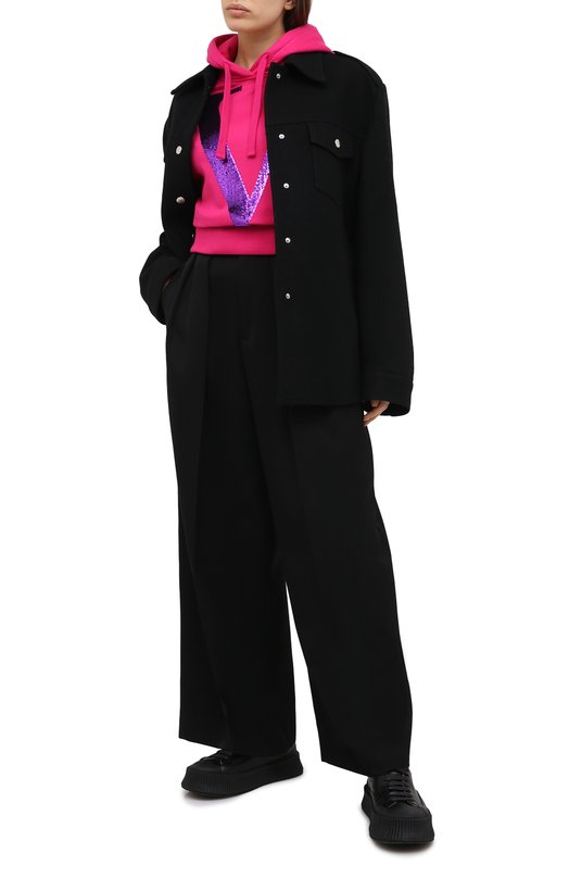 фото Хлопковое худи valentino