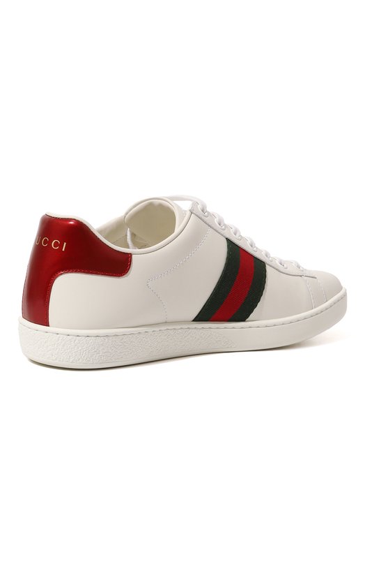 фото Кожаные кеды ace gucci