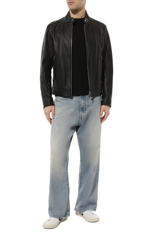 фото Кожаная куртка boss