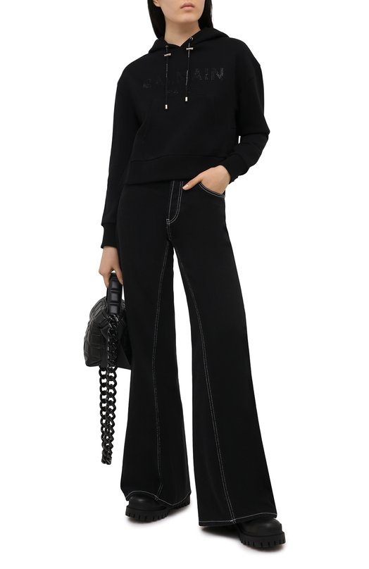 фото Хлопковое худи balmain