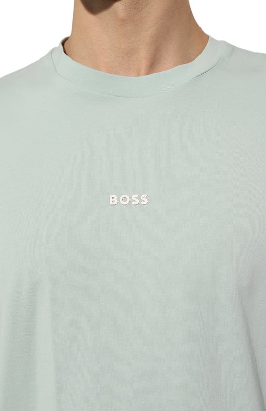 фото Хлопковая футболка boss orange