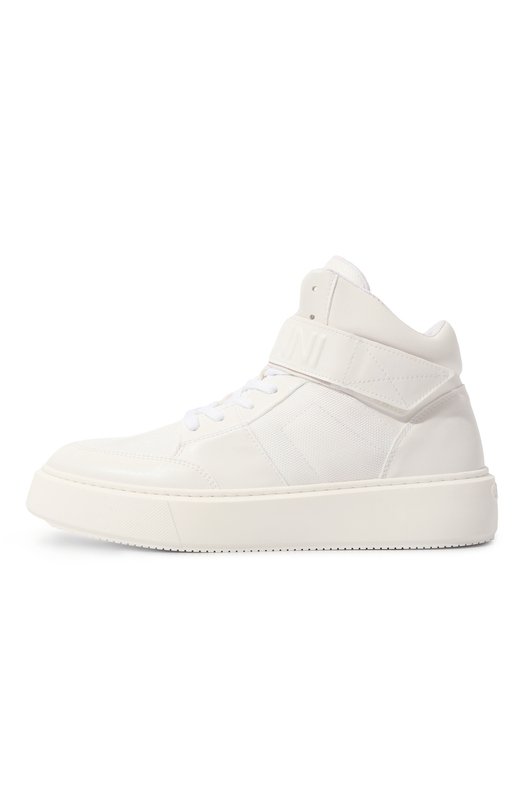 фото Кожаные кеды ganni