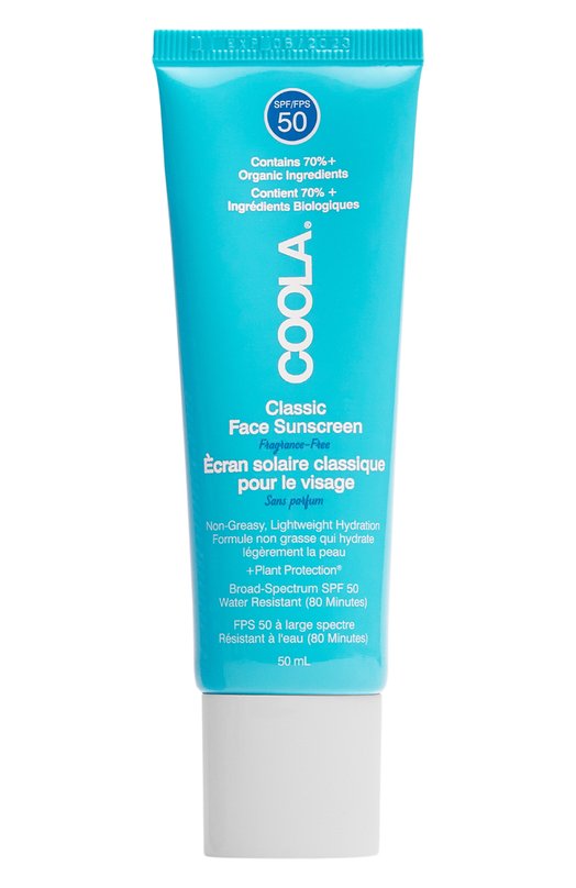 фото Солнцезащитный крем для лица без запаха spf 50 (50ml) coola