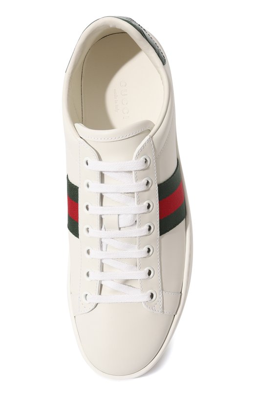 фото Кожаные кеды new ace gucci