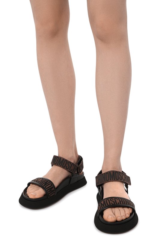 фото Текстильные сандалии moschino