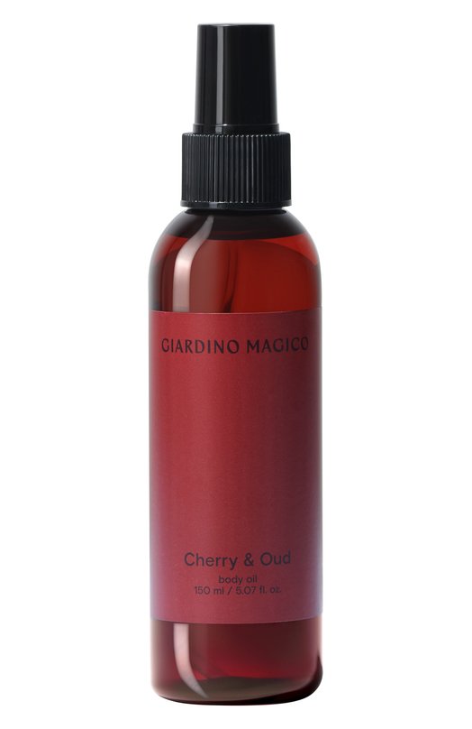 фото Сухое масло для тела cherry & oud (150ml) giardino magico