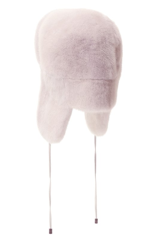 фото Шапка-ушанка с отделкой из меха норки kussenkovv