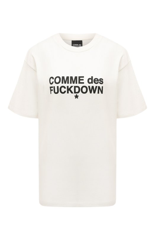 фото Хлопковая футболка comme des fuckdown