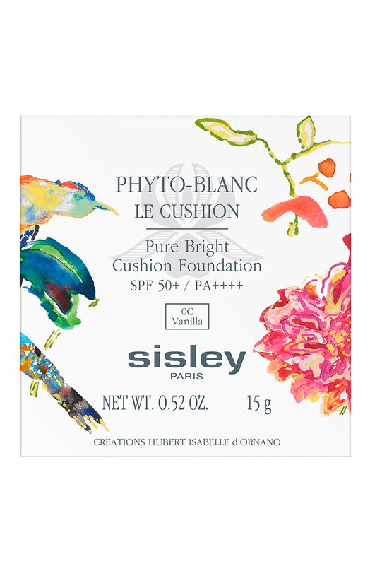 фото Тональное средство phyto-blanc le cushion spf 50+/pa ++++, оттенок 0с vanilla (15g) sisley