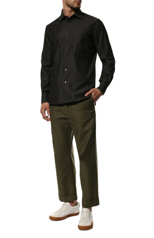 фото Хлопковая рубашка kiton