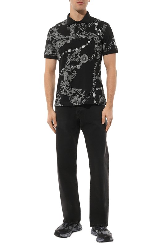 фото Хлопковое поло versace jeans couture