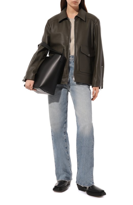 фото Кожаная куртка maslov