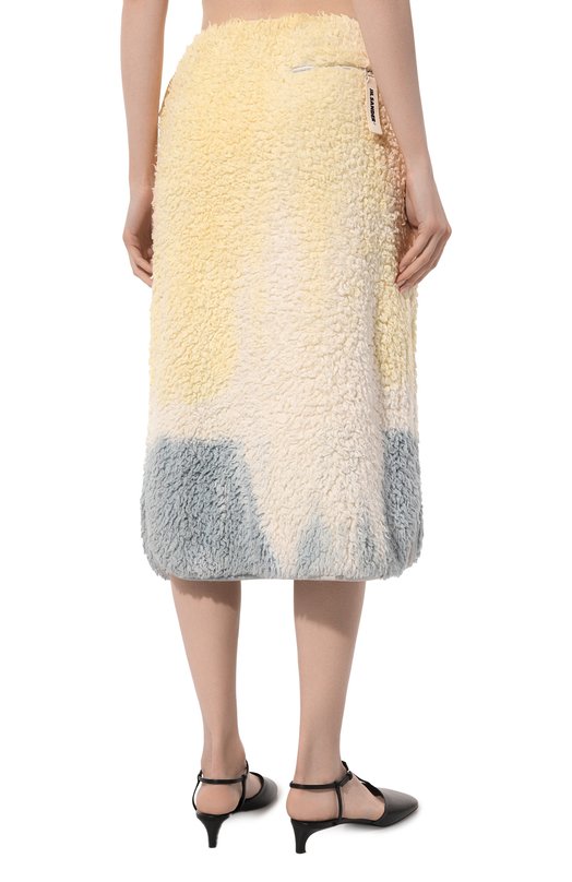 фото Хлопковая юбка jil sander