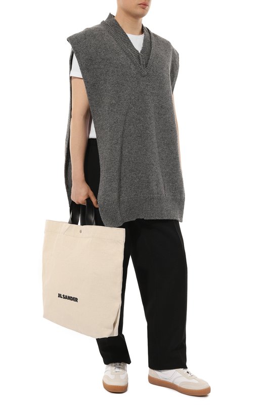 фото Текстильная сумка-шопер jil sander