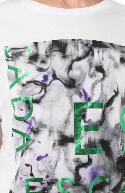 фото Хлопковая футболка escada sport