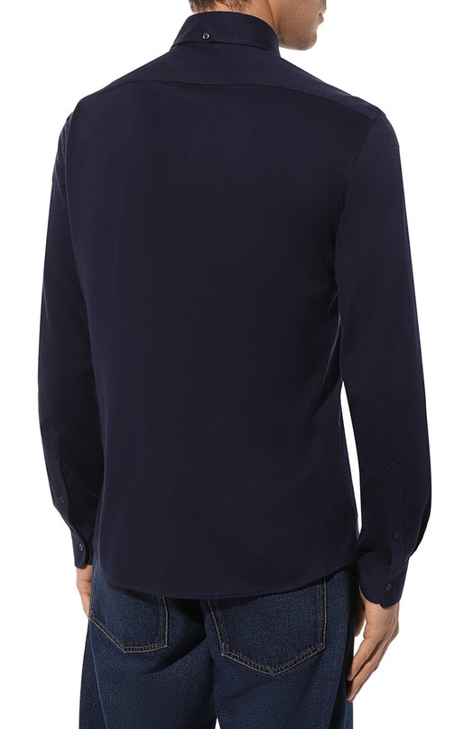 фото Хлопковая рубашка brunello cucinelli