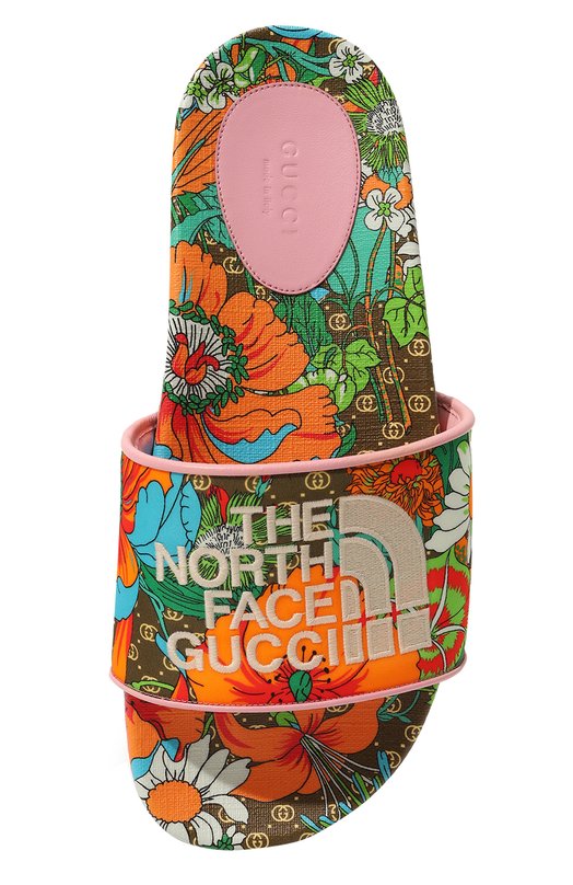 фото Шлепанцы the north face x gucci gucci