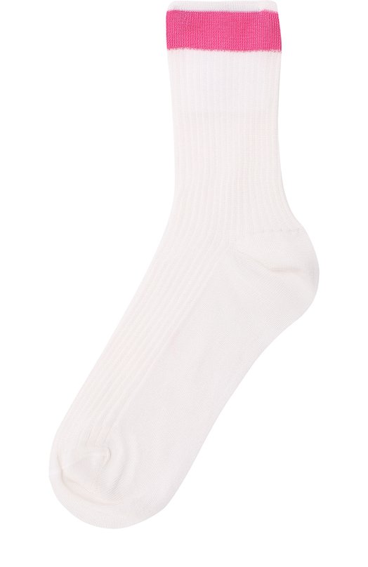 фото Шелковые носки с контрастной отделкой valentino