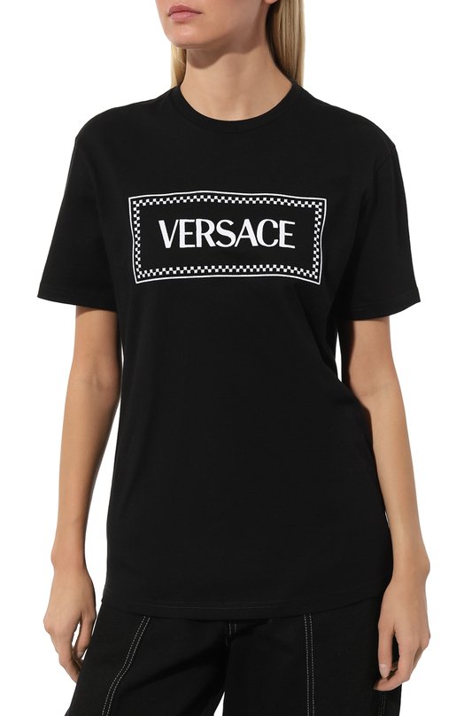 фото Хлопковая футболка versace