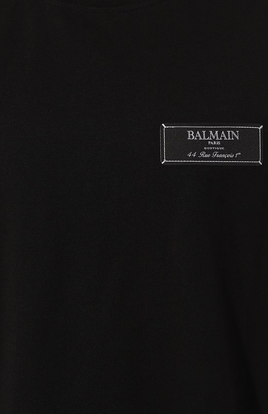 фото Хлопковая футболка balmain