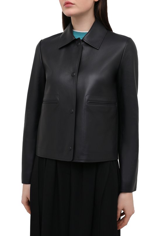 фото Кожаная куртка loro piana