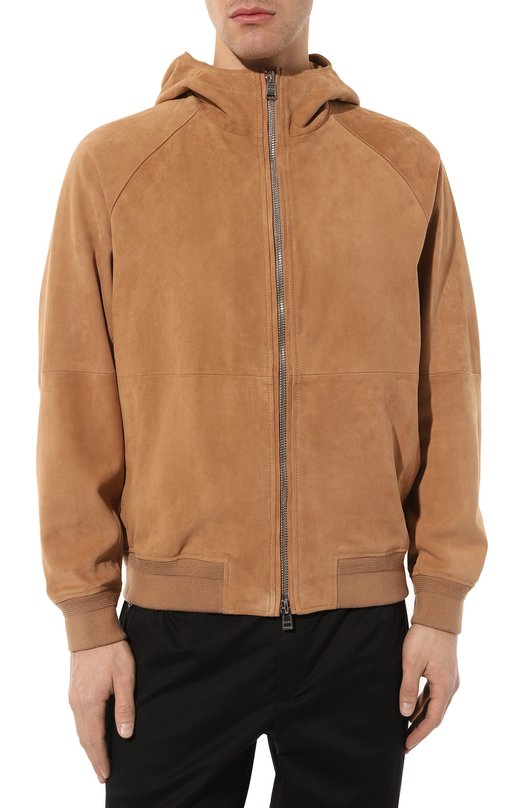 фото Замшевый бомбер boss