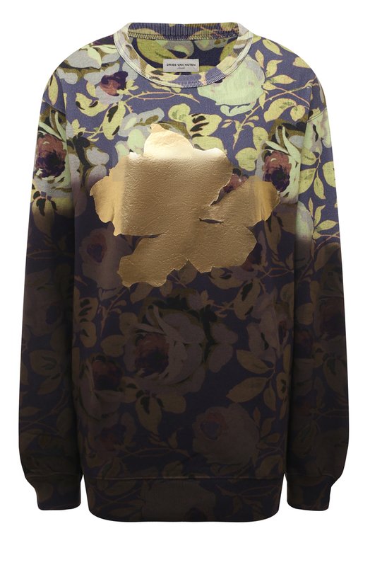 фото Хлопковый свитшот dries van noten