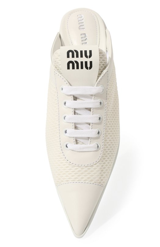 фото Комбинированные мюли miu miu