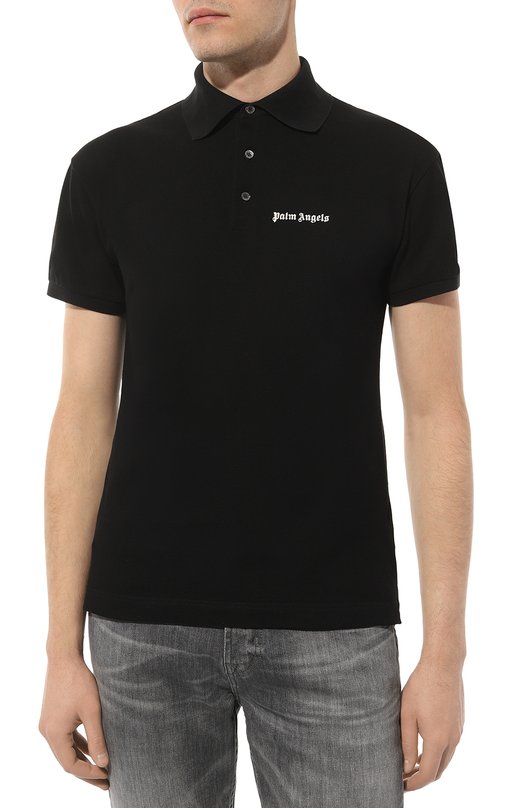 фото Хлопковое поло palm angels