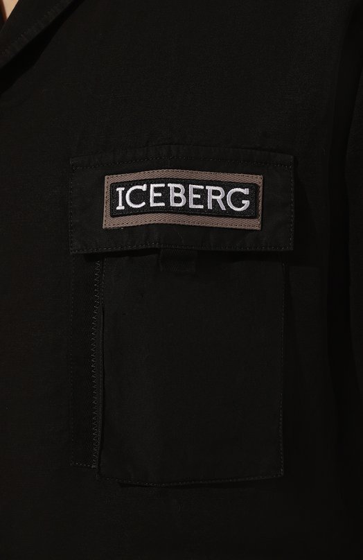 фото Рубашка изо льна и хлопка iceberg