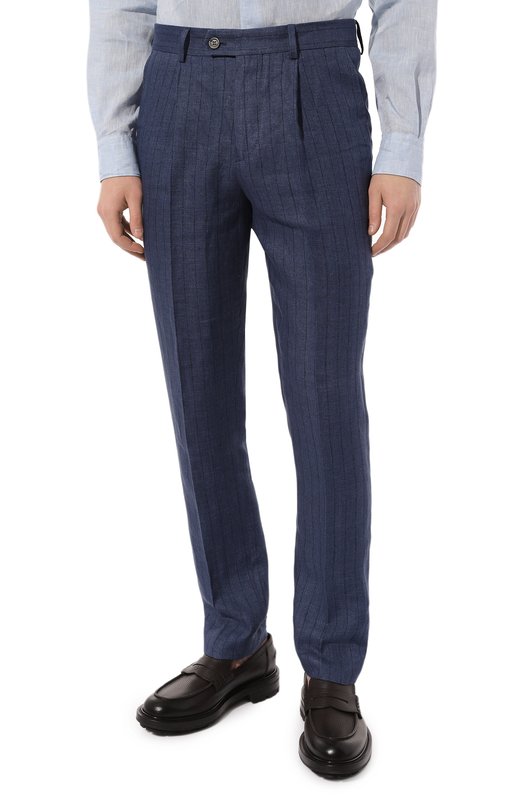 фото Льняные брюки brunello cucinelli
