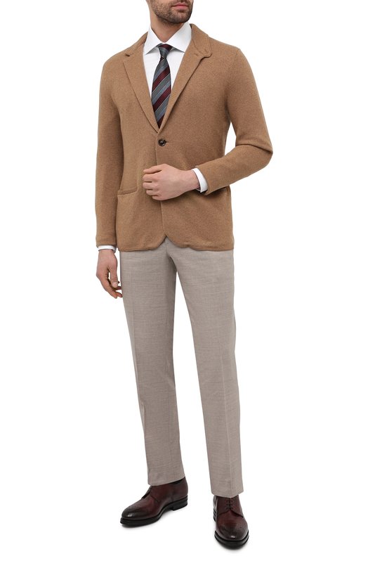 фото Брюки из шерсти и льна brioni