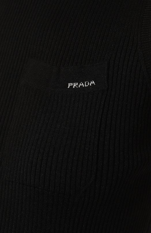 фото Топ из шерсти и шелка prada