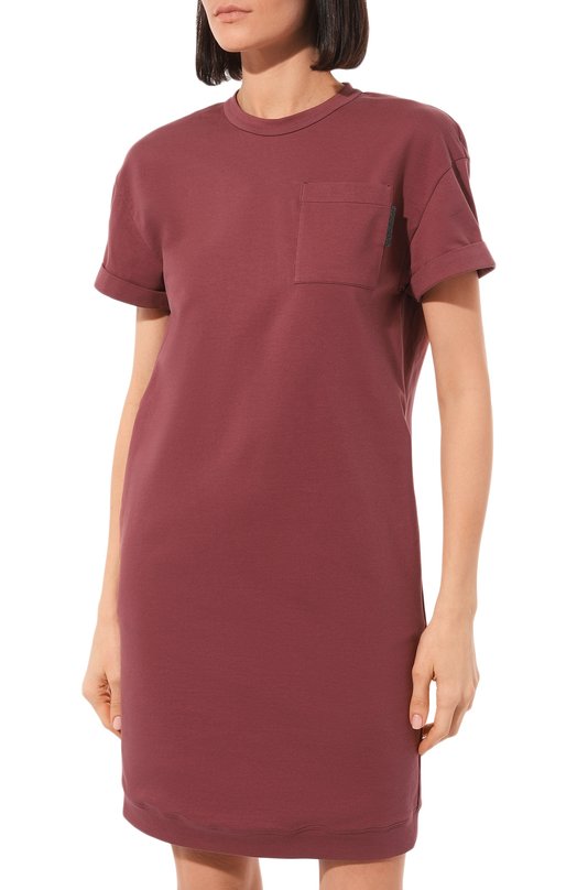 фото Хлопковое платье brunello cucinelli