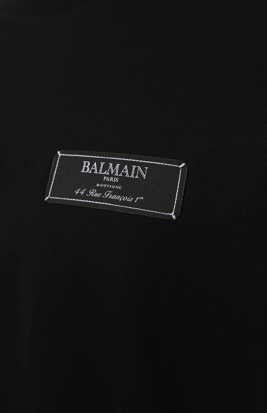 фото Хлопковая футболка balmain